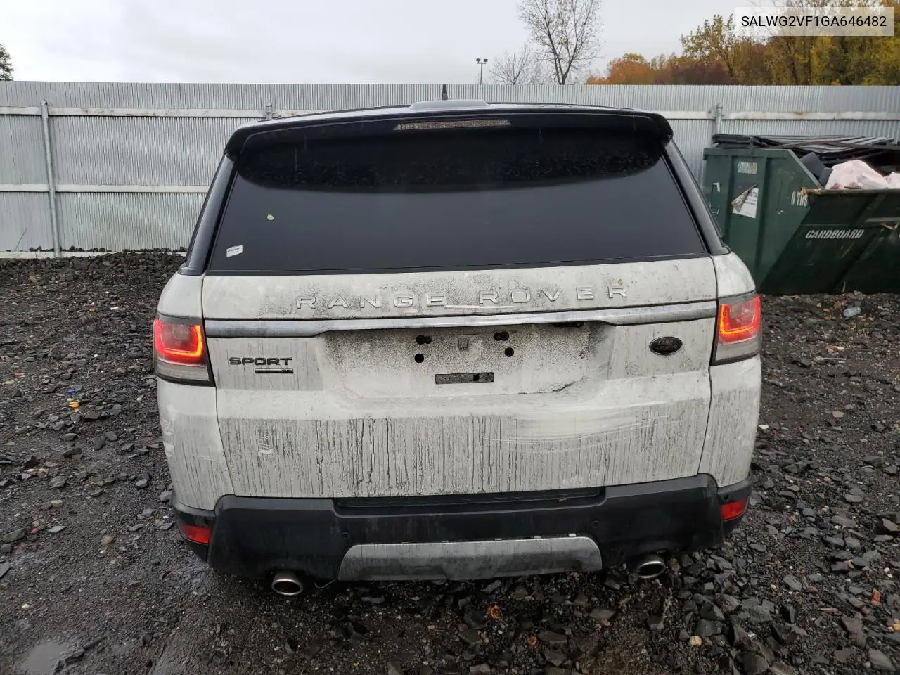 SALWG2VF1GA646482 2016 Land Rover Range Rover Sport Se