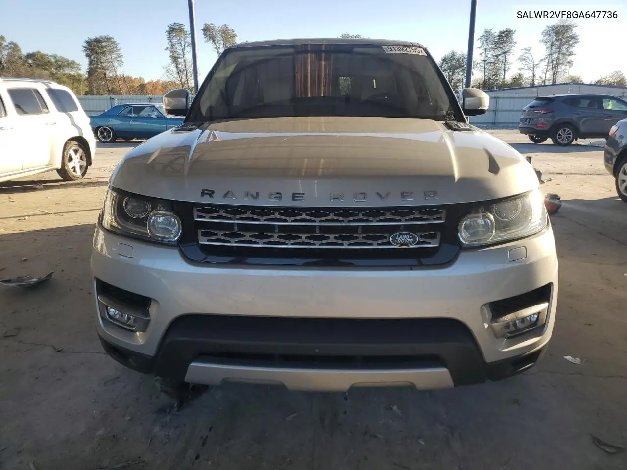 SALWR2VF8GA647736 2016 Land Rover Range Rover Sport Hse