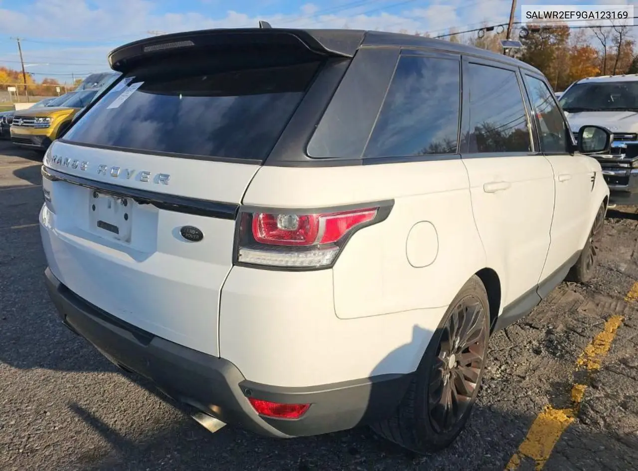 SALWR2EF9GA123169 2016 Land Rover Range Rover Sport Sc