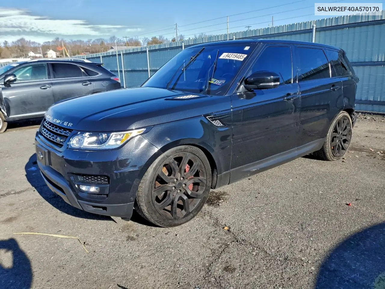 SALWR2EF4GA570170 2016 Land Rover Range Rover Sport Sc