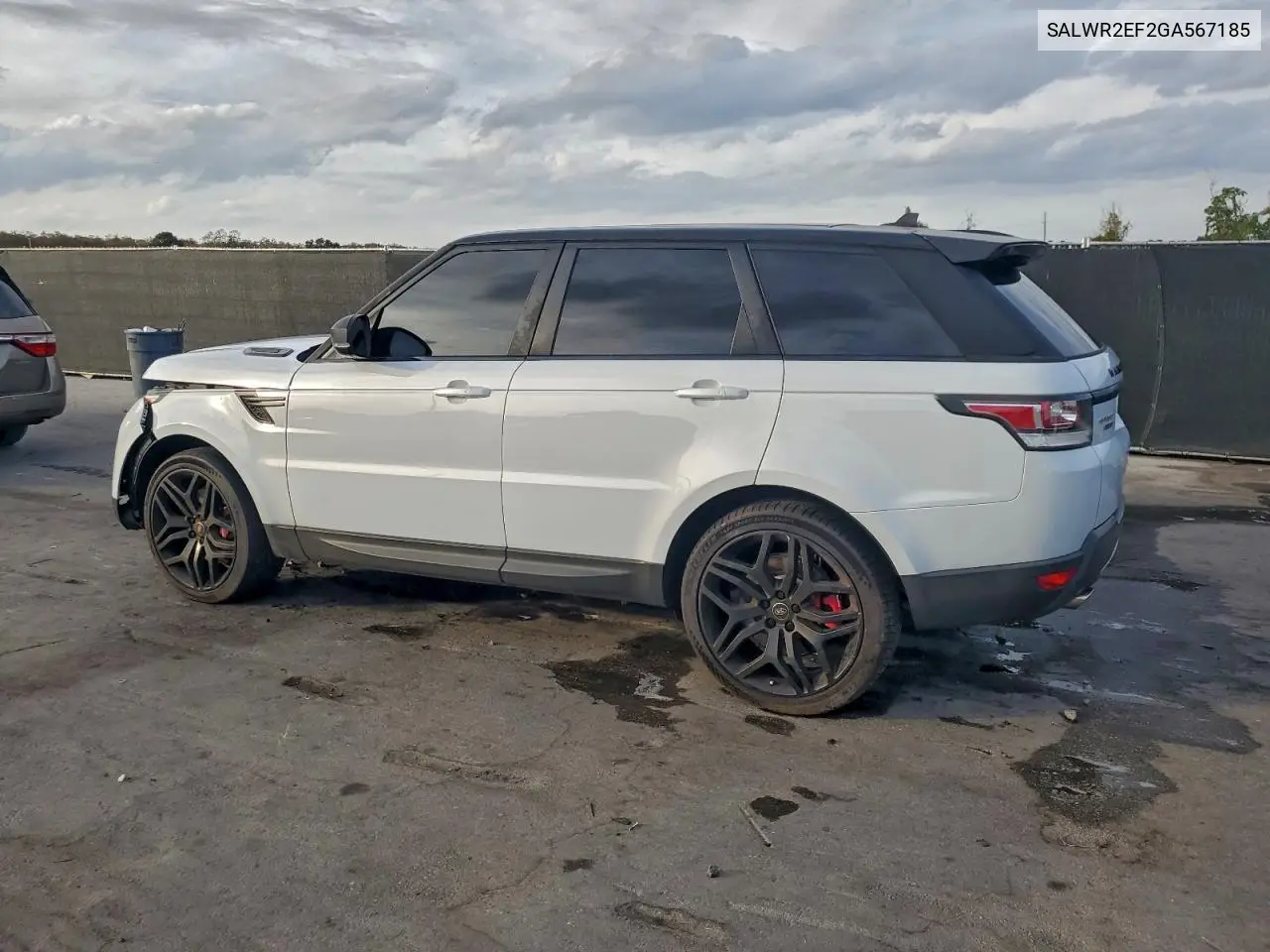 SALWR2EF2GA567185 2016 Land Rover Range Rover Sport Sc