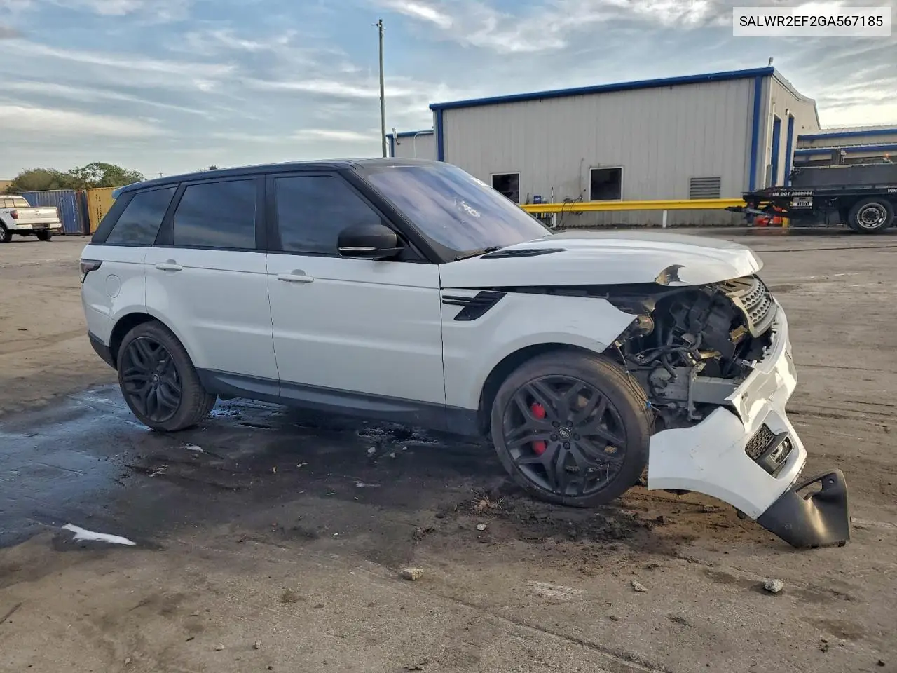 SALWR2EF2GA567185 2016 Land Rover Range Rover Sport Sc