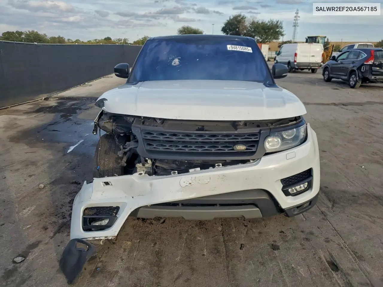 SALWR2EF2GA567185 2016 Land Rover Range Rover Sport Sc