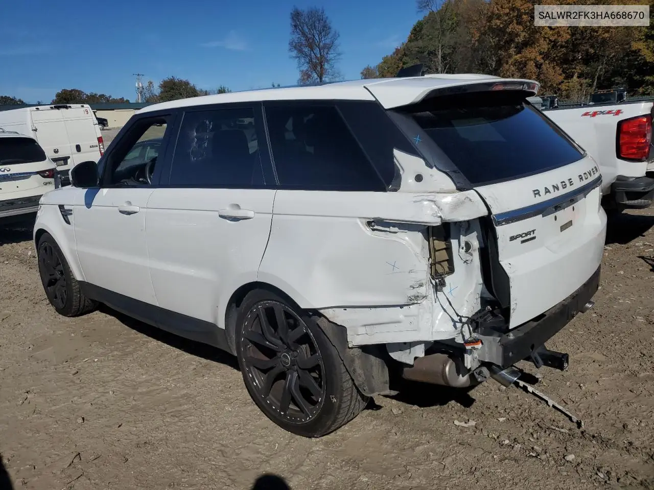 SALWR2FK3HA668670 2017 Land Rover Range Rover Sport Hse