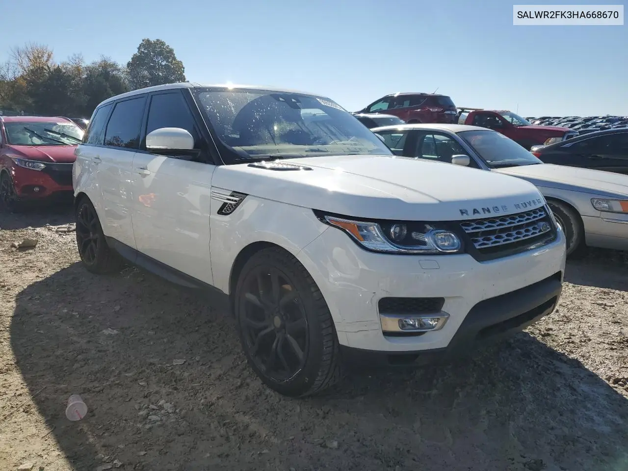 SALWR2FK3HA668670 2017 Land Rover Range Rover Sport Hse
