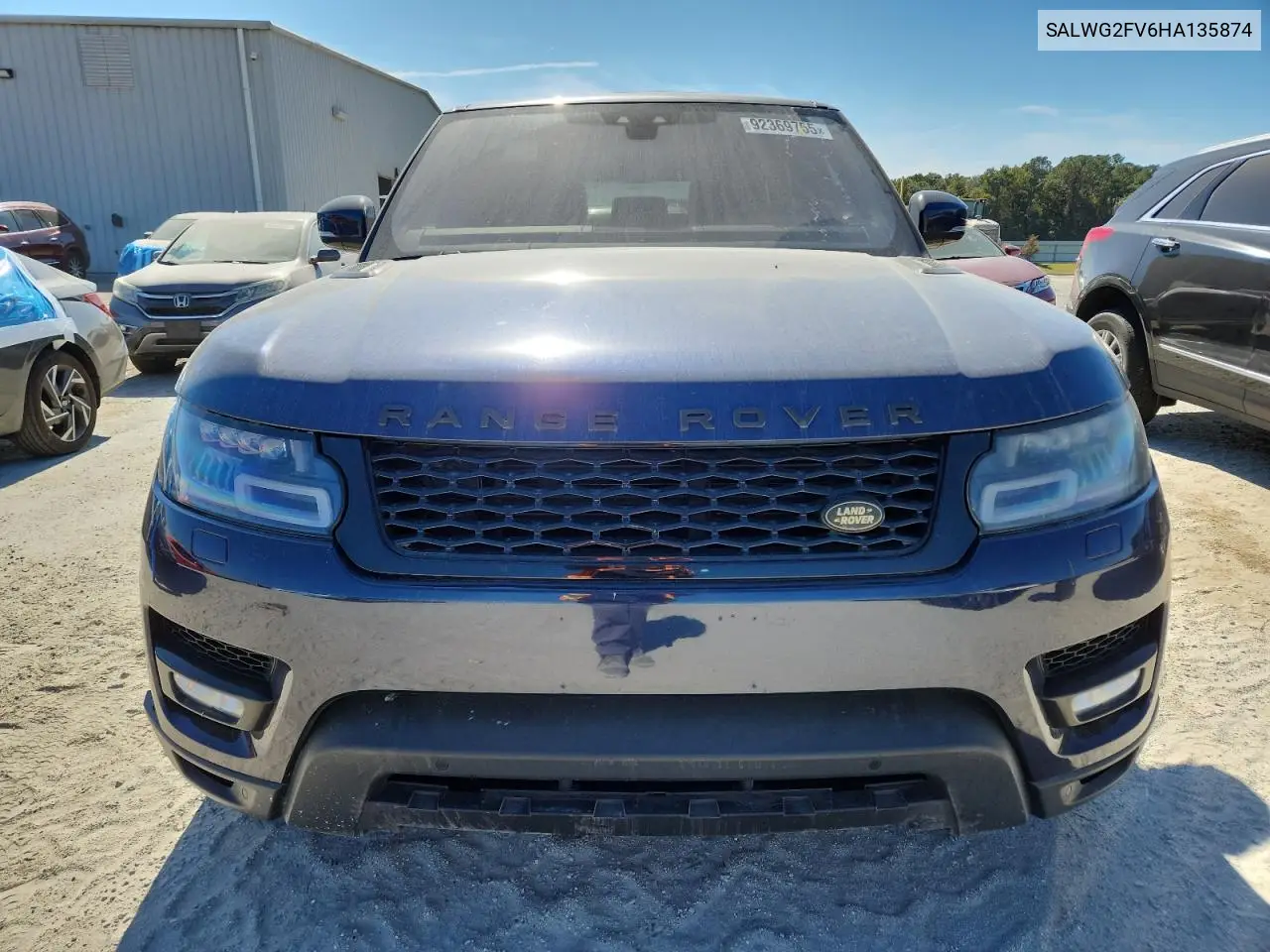 SALWG2FV6HA135874 2017 Land Rover Range Rover Sport Se
