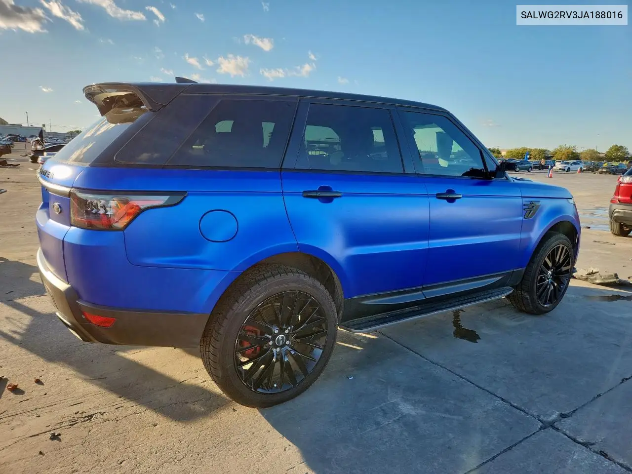 SALWG2RV3JA188016 2018 Land Rover Range Rover Sport Se