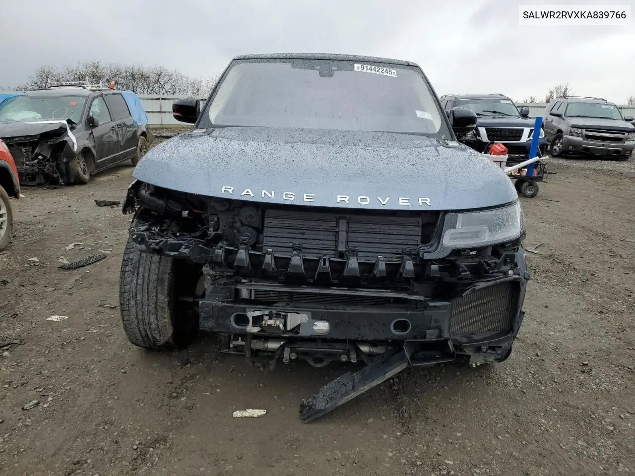 SALWR2RVXKA839766 2019 Land Rover Range Rover Sport Hse