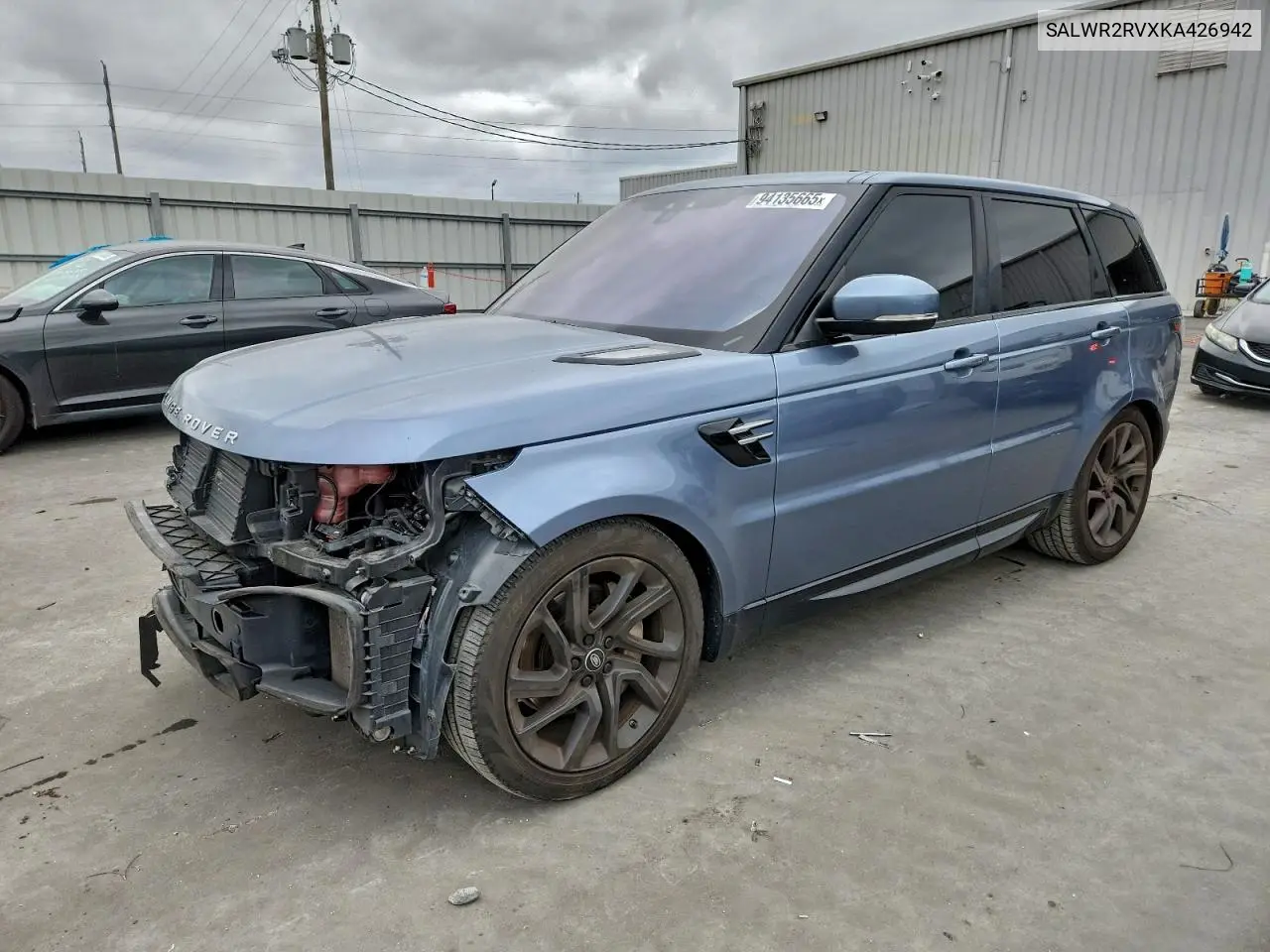 SALWR2RVXKA426942 2019 Land Rover Range Rover Sport Hse