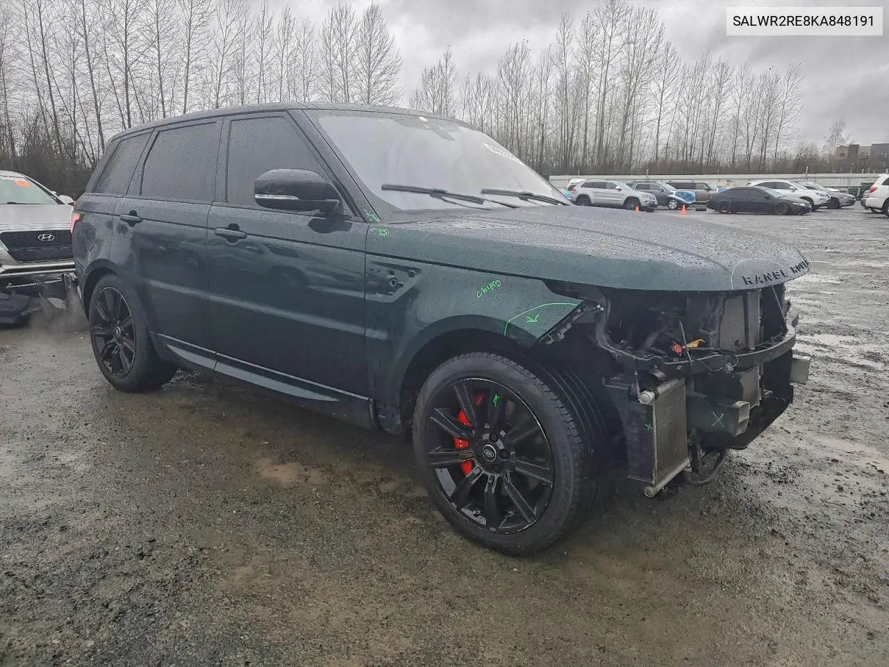 SALWR2RE8KA848191 2019 Land Rover Range Rover Sport Supercharged Dynamic