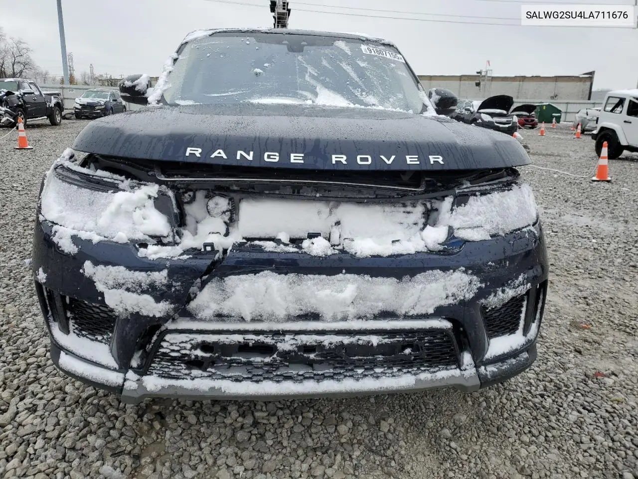 SALWG2SU4LA711676 2020 Land Rover Range Rover Sport Se