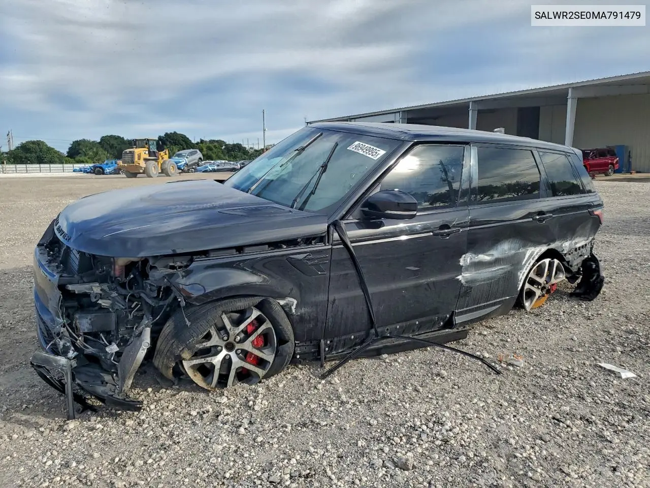 SALWR2SE0MA791479 2021 Land Rover Range Rover Sport Hse Dynamic