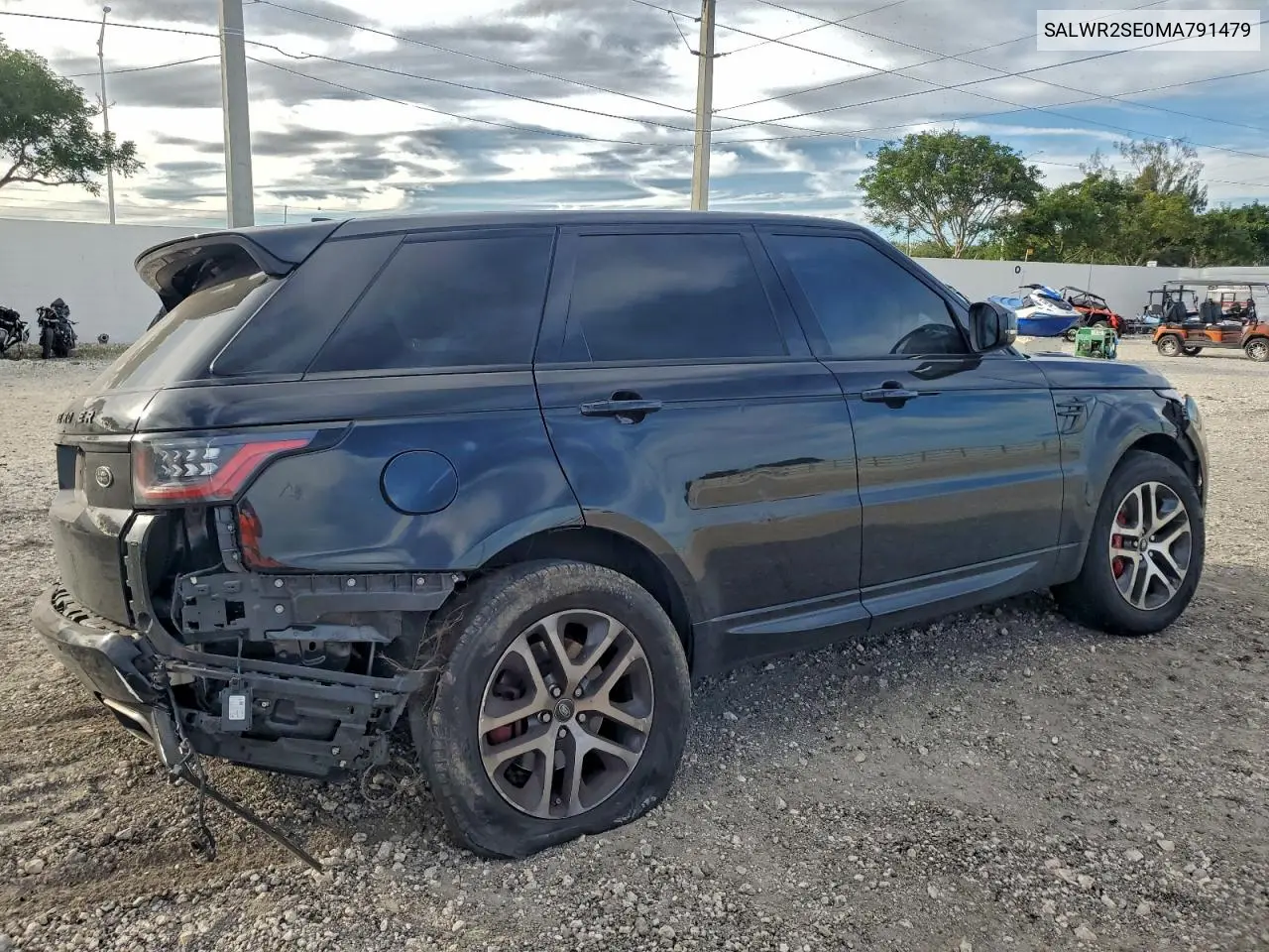 SALWR2SE0MA791479 2021 Land Rover Range Rover Sport Hse Dynamic