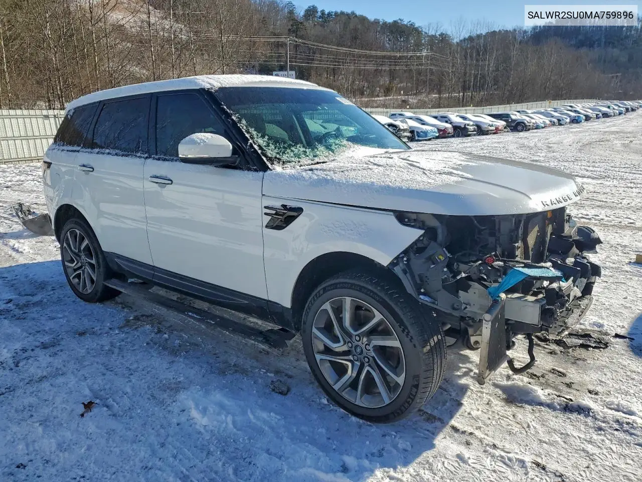 SALWR2SU0MA759896 2021 Land Rover Range Rover Sport Hse Silver Edition