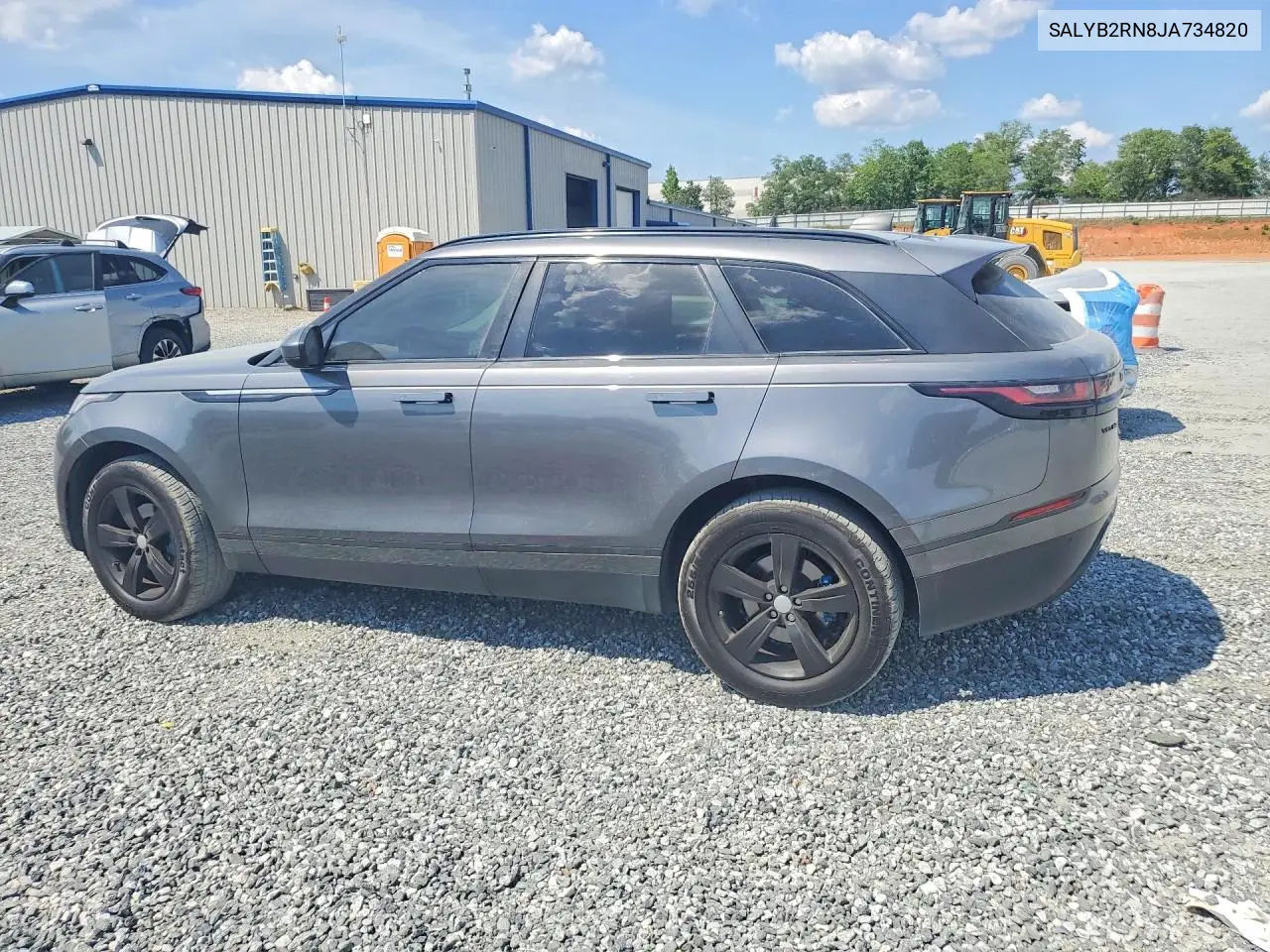 SALYB2RN8JA734820 2018 Land Rover Range Rover Velar S