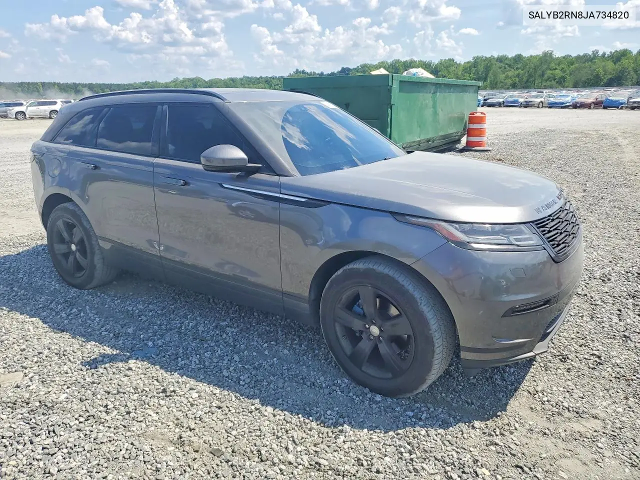 SALYB2RN8JA734820 2018 Land Rover Range Rover Velar S