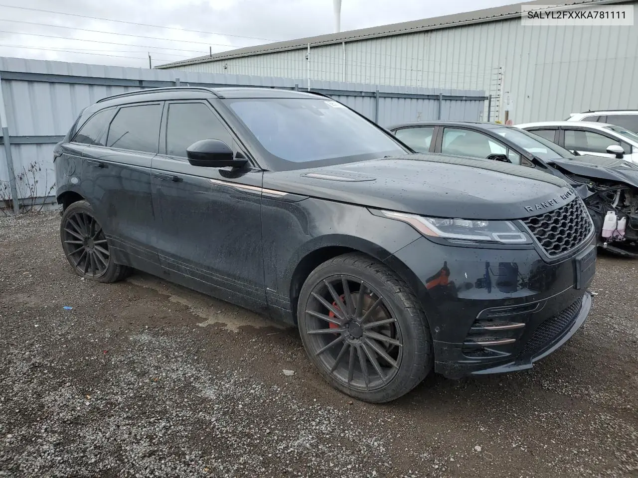 SALYL2FXXKA781111 2019 Land Rover Range Rover Velar R-Dynamic Se