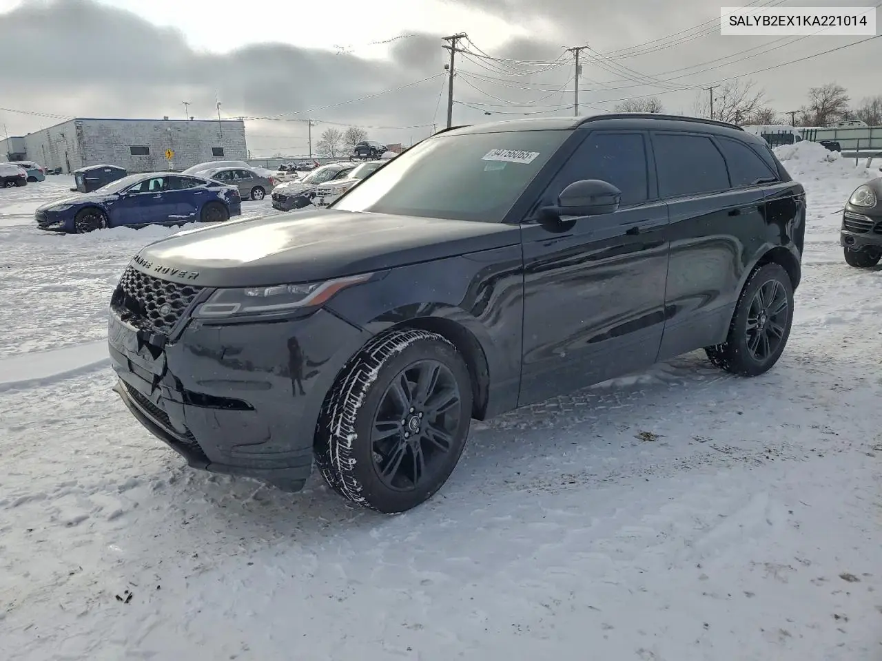 SALYB2EX1KA221014 2019 Land Rover Range Rover Velar S
