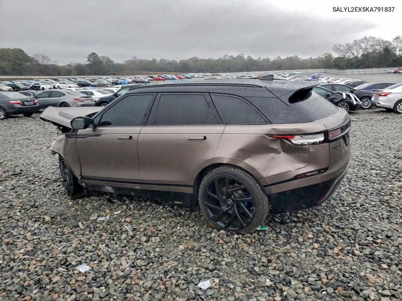 SALYL2EX5KA791837 2019 Land Rover Range Rover Velar R-Dynamic Se