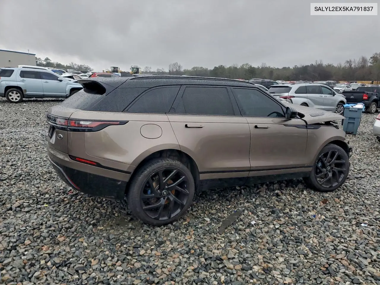 SALYL2EX5KA791837 2019 Land Rover Range Rover Velar R-Dynamic Se