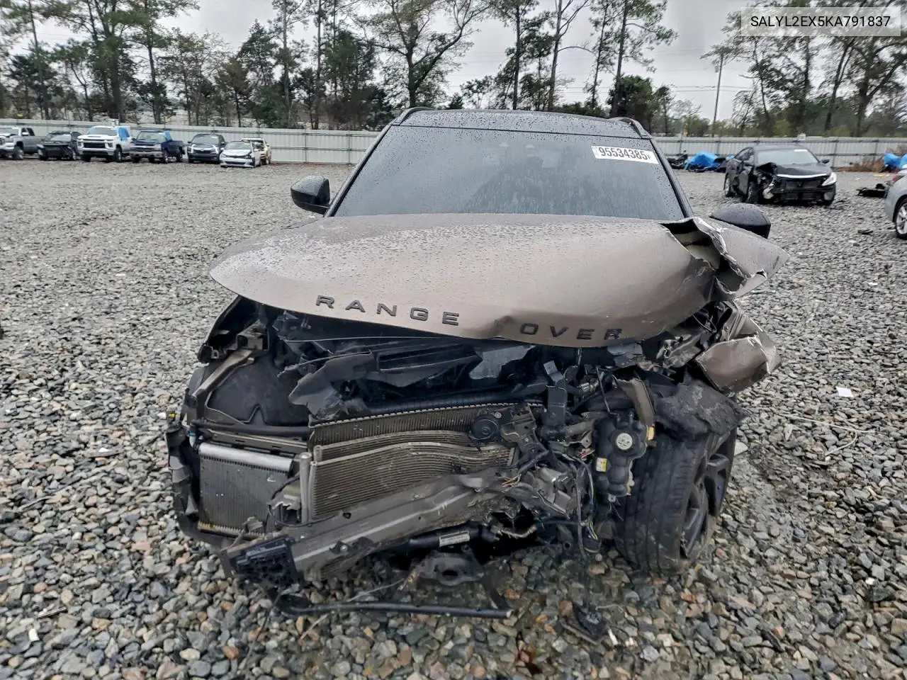 SALYL2EX5KA791837 2019 Land Rover Range Rover Velar R-Dynamic Se