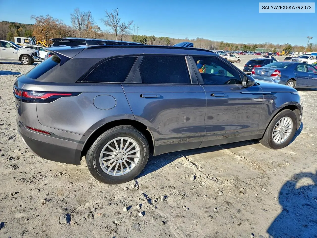 SALYA2EX5KA792072 2019 Land Rover Range Rover Velar