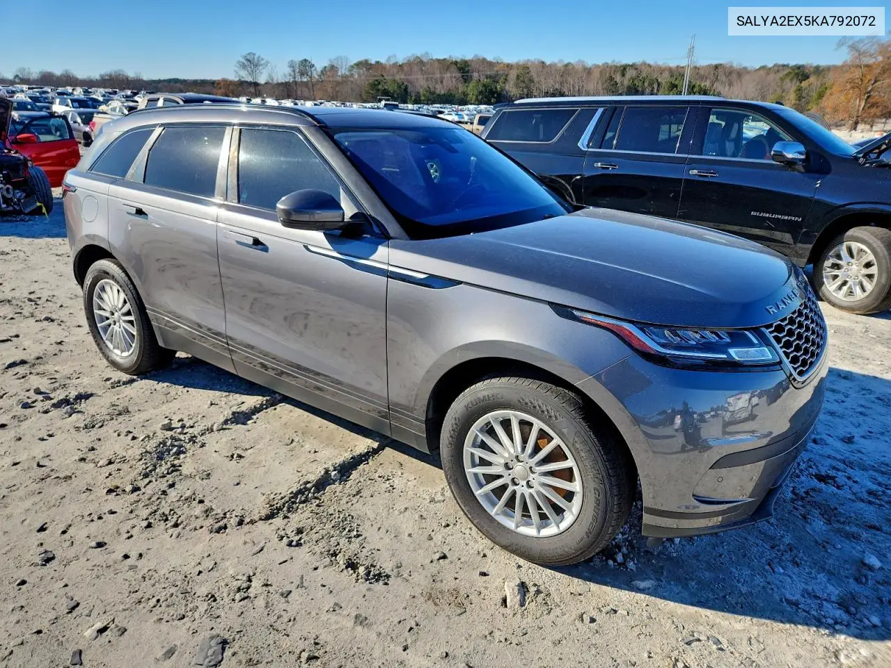 SALYA2EX5KA792072 2019 Land Rover Range Rover Velar