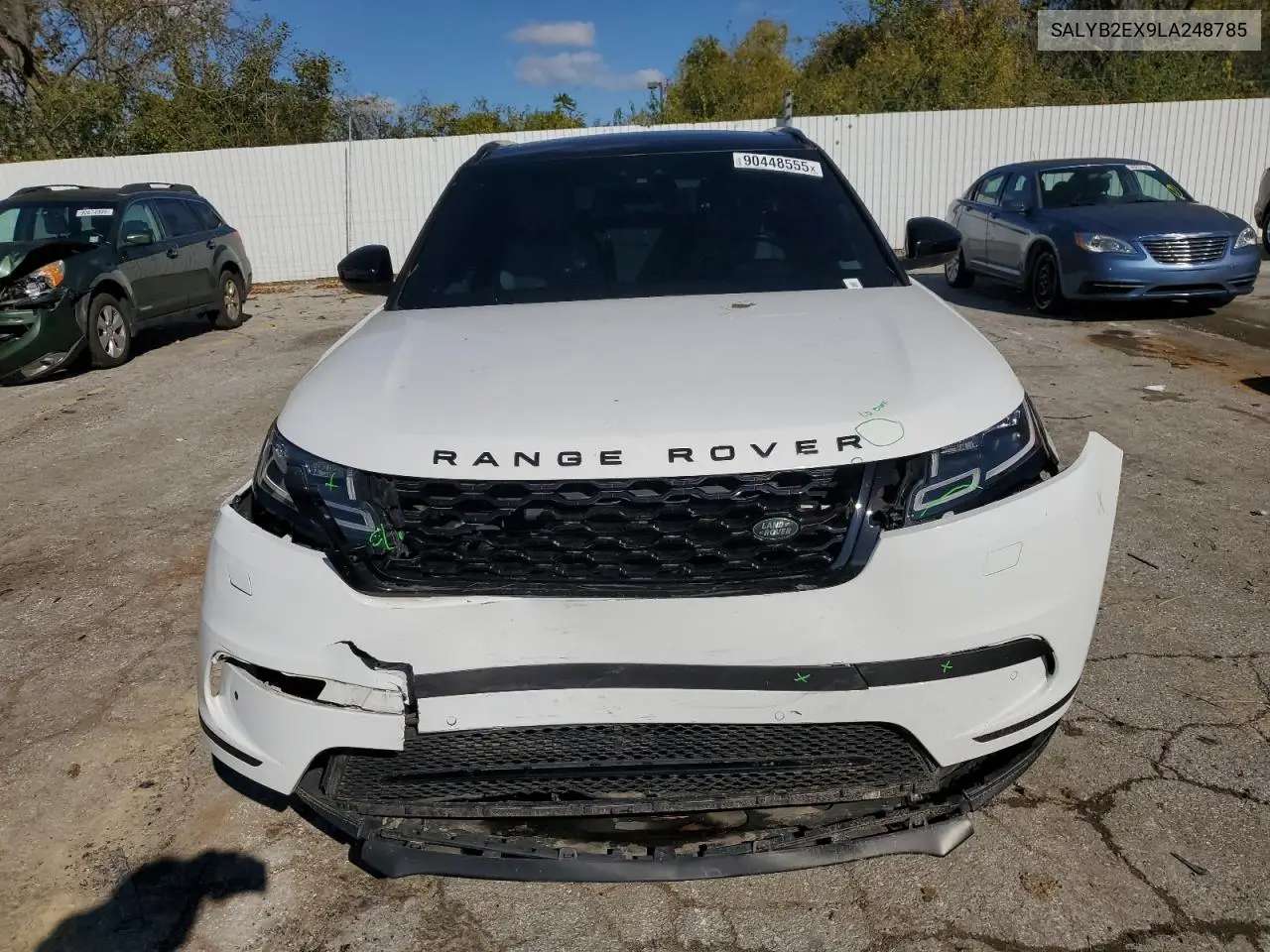 SALYB2EX9LA248785 2020 Land Rover Range Rover Velar S