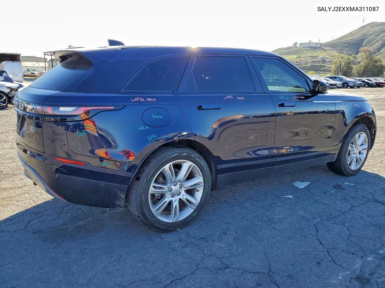 SALYJ2EXXMA311087 2021 Land Rover Range Rover Velar S