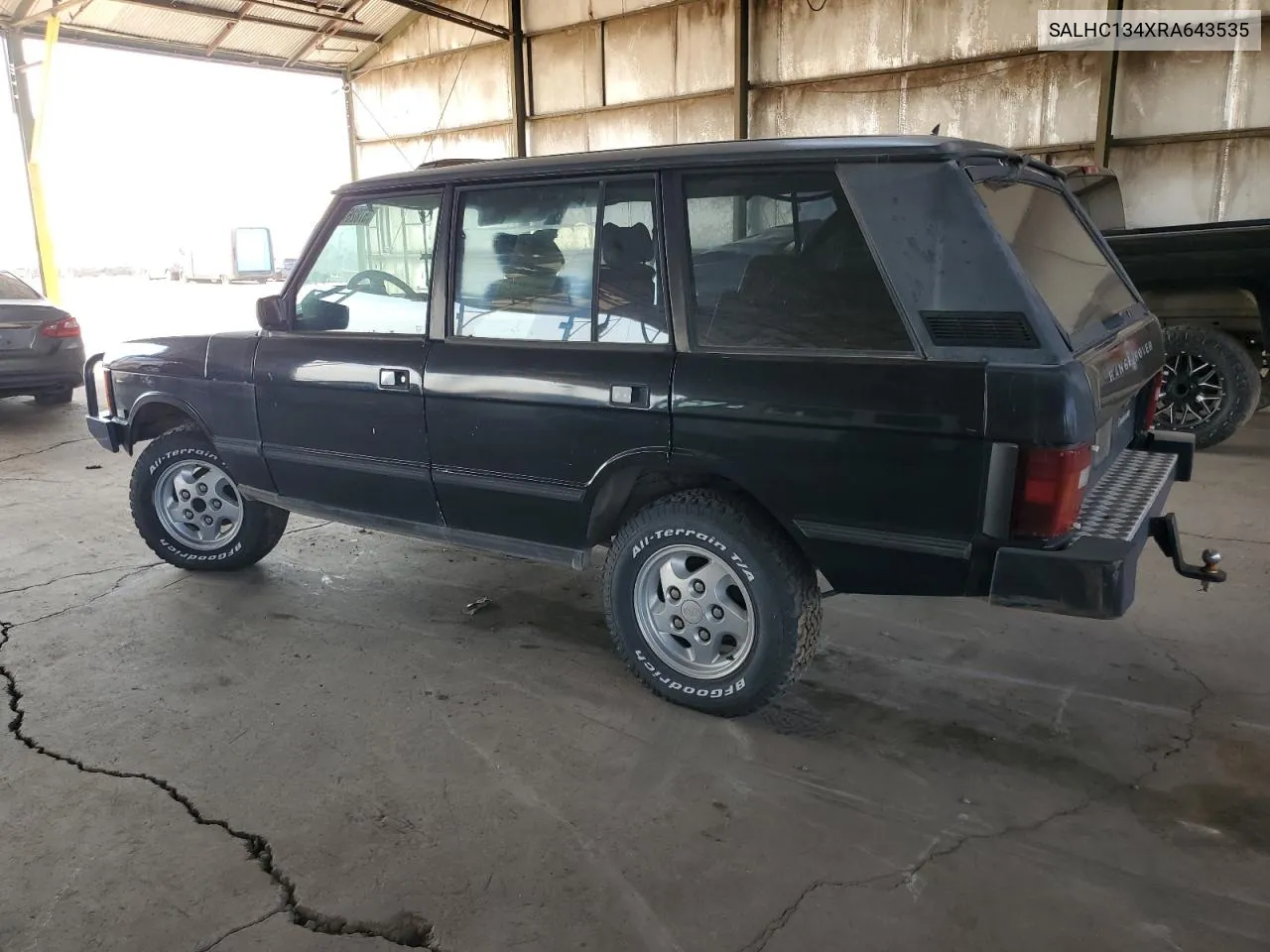 1994 Land Rover Range Rover Long Wheelbase VIN: SALHC134XRA643535 Lot: 57826704