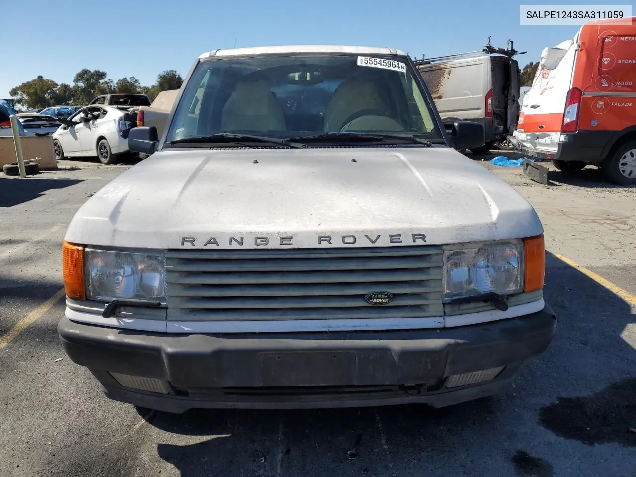 1995 Land Rover Range Rover 4.0 Se Long Wheelbase VIN: SALPE1243SA311059 Lot: 55545964