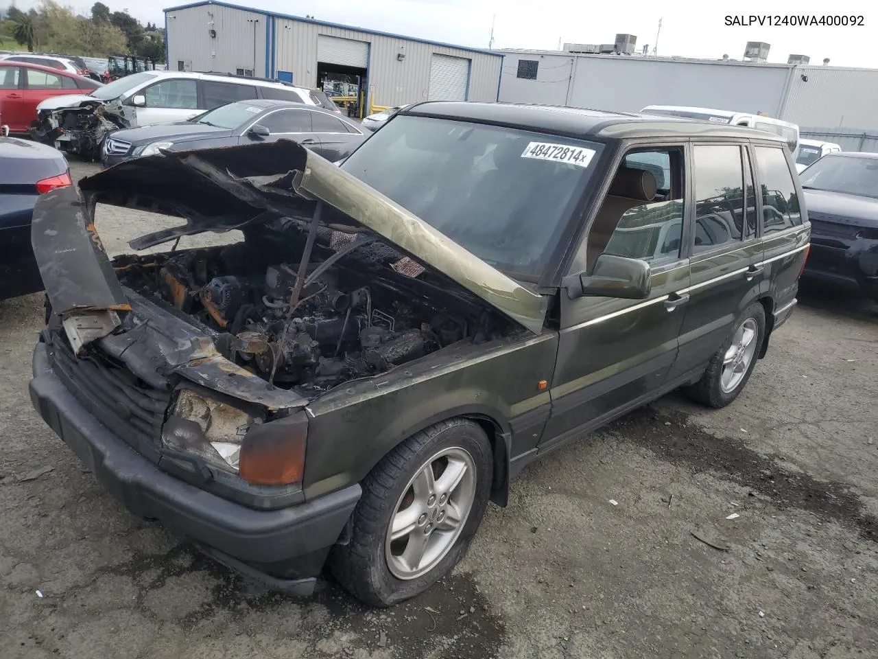 1998 Land Rover Range Rover 4.0 Se Long Wheelbase VIN: SALPV1240WA400092 Lot: 48472814