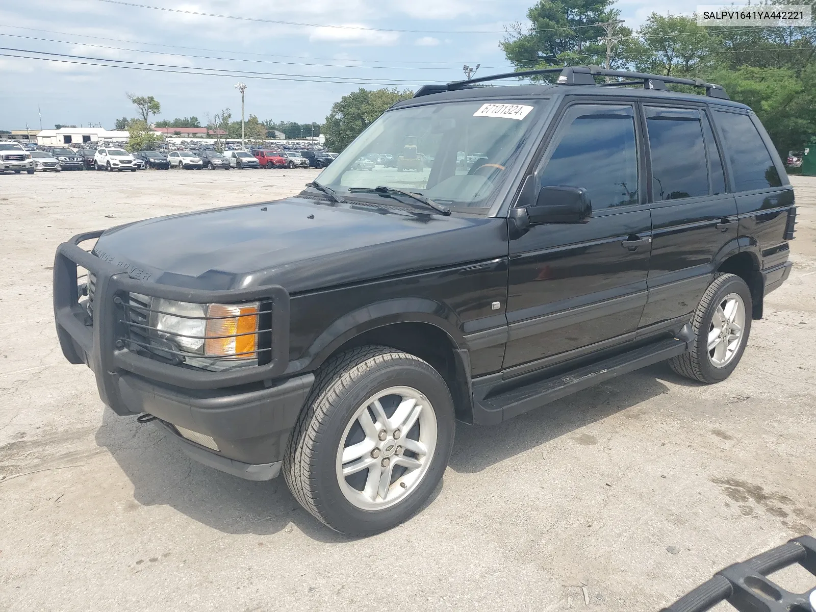 2000 Land Rover Range Rover 4.6 Hse Long Wheelbase VIN: SALPV1641YA442221 Lot: 67101324