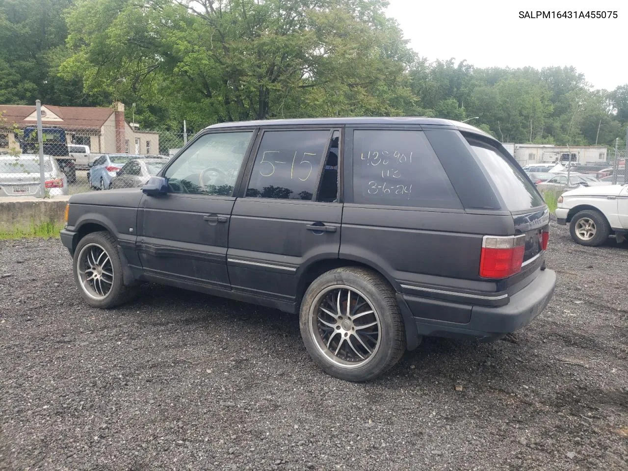 2001 Land Rover Range Rover 4.6 Hse Long Wheelbase VIN: SALPM16431A455075 Lot: 55294024