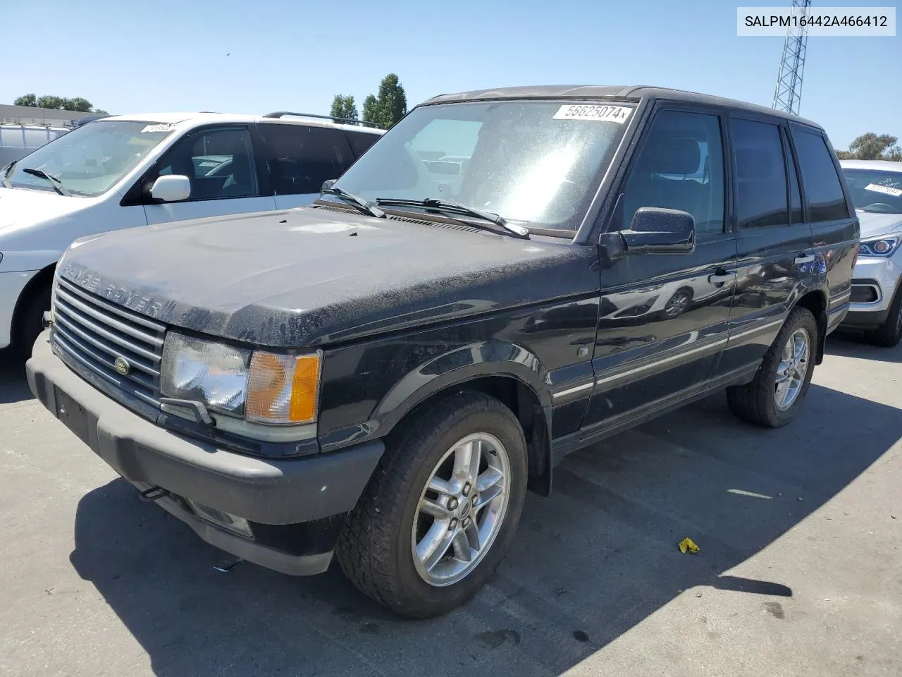 2002 Land Rover Range Rover 4.6 Hse Long Wheelbase VIN: SALPM16442A466412 Lot: 56625074