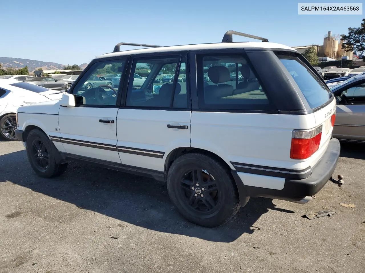 2002 Land Rover Range Rover 4.6 Hse Long Wheelbase VIN: SALPM164X2A463563 Lot: 73380104