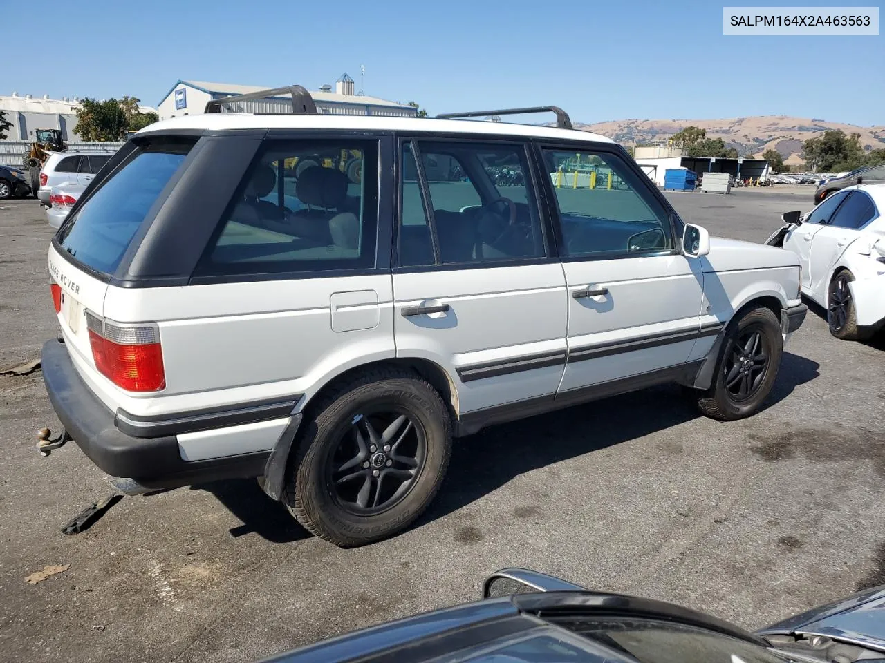 2002 Land Rover Range Rover 4.6 Hse Long Wheelbase VIN: SALPM164X2A463563 Lot: 73380104