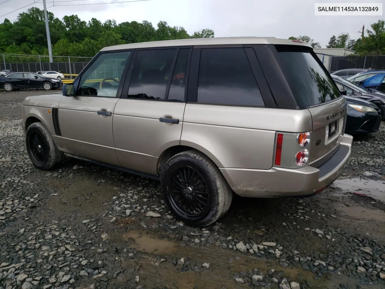 2003 Land Rover Range Rover Hse VIN: SALME11453A132849 Lot: 54150214