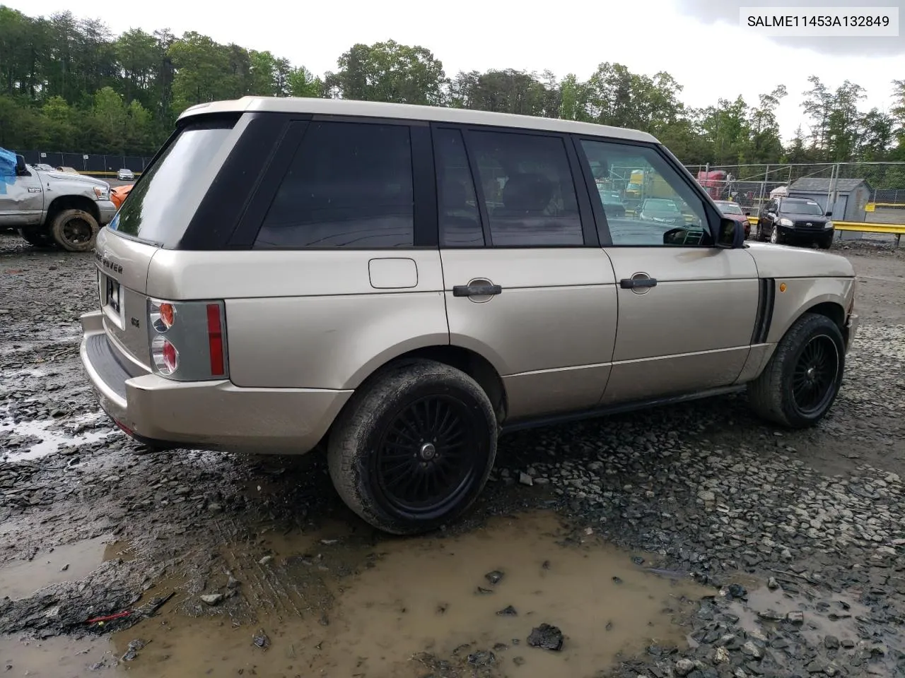 2003 Land Rover Range Rover Hse VIN: SALME11453A132849 Lot: 54150214