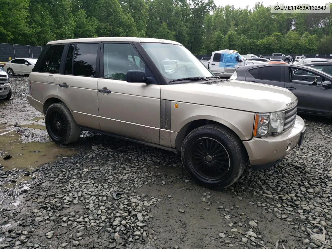 2003 Land Rover Range Rover Hse VIN: SALME11453A132849 Lot: 54150214