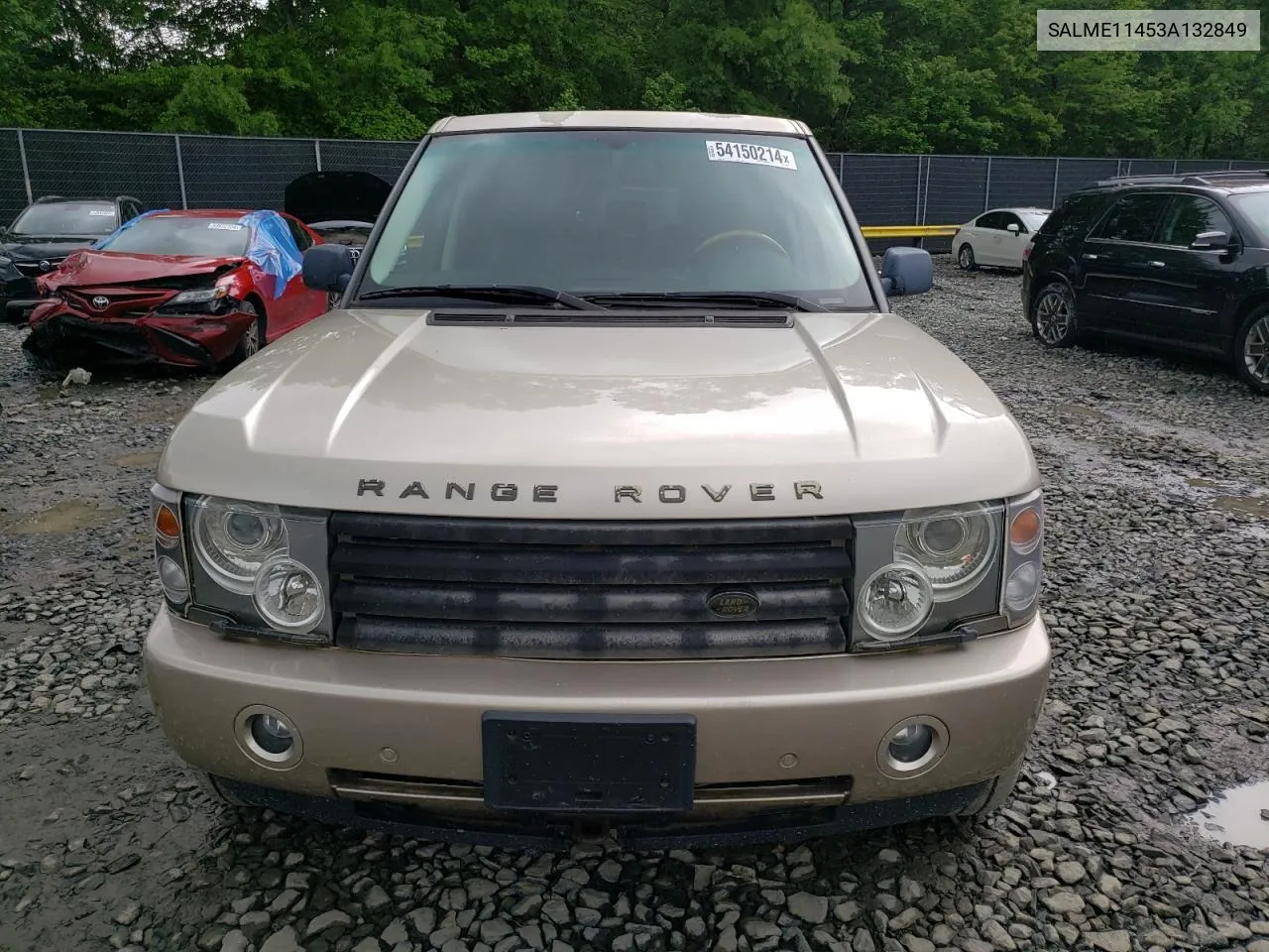 2003 Land Rover Range Rover Hse VIN: SALME11453A132849 Lot: 54150214