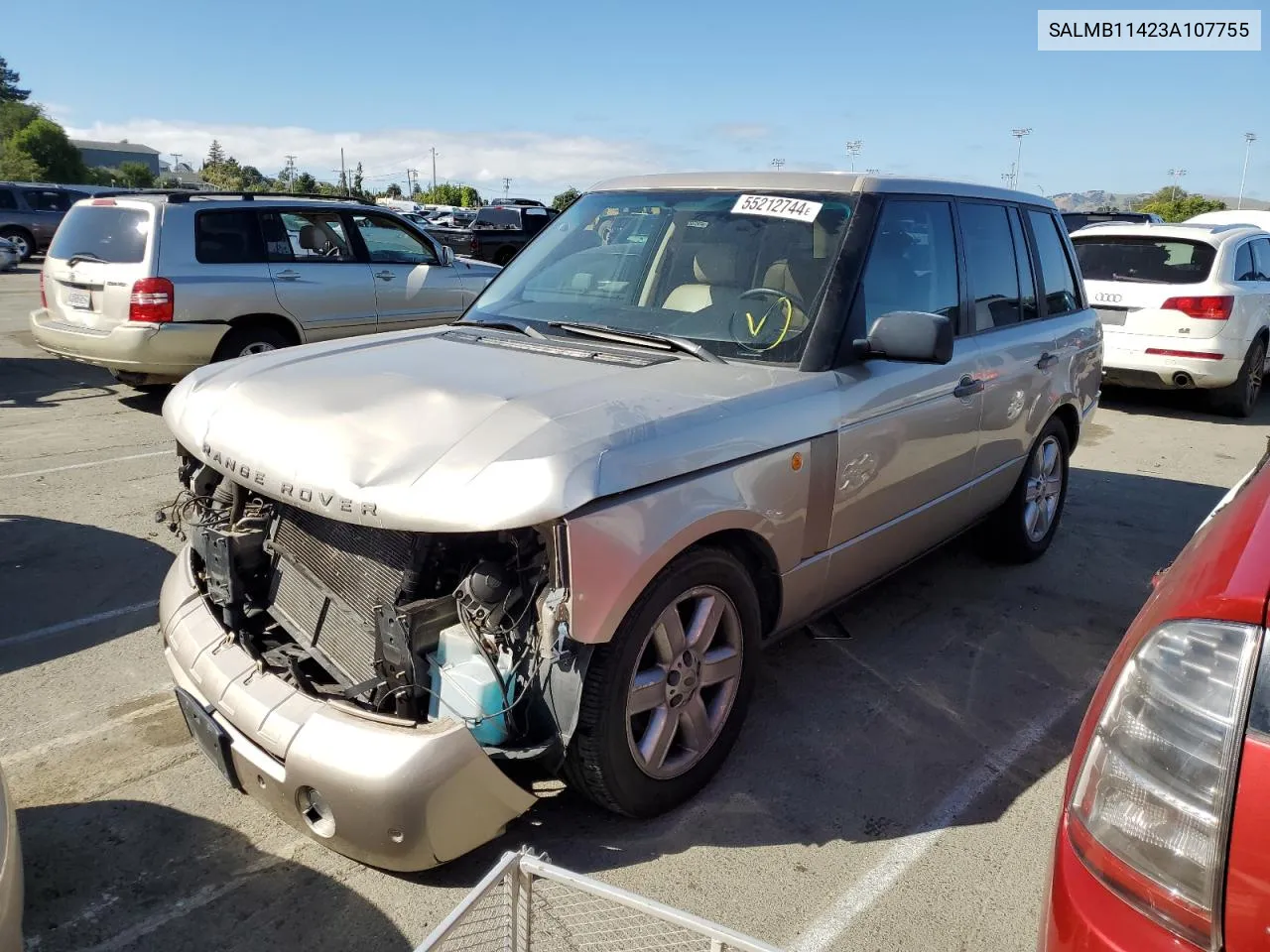 SALMB11423A107755 2003 Land Rover Range Rover Hse