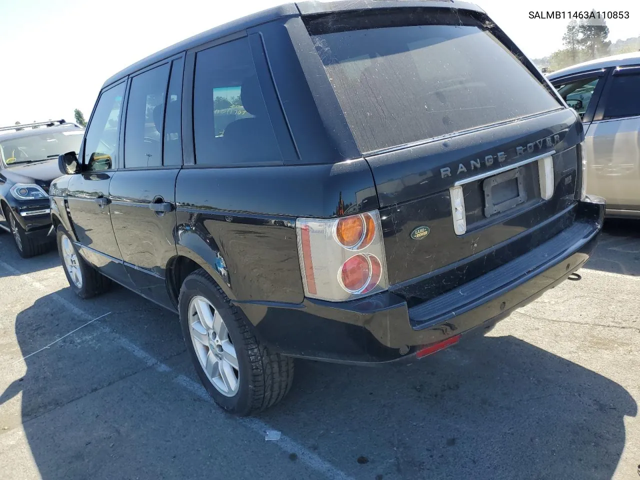 2003 Land Rover Range Rover Hse VIN: SALMB11463A110853 Lot: 56523504