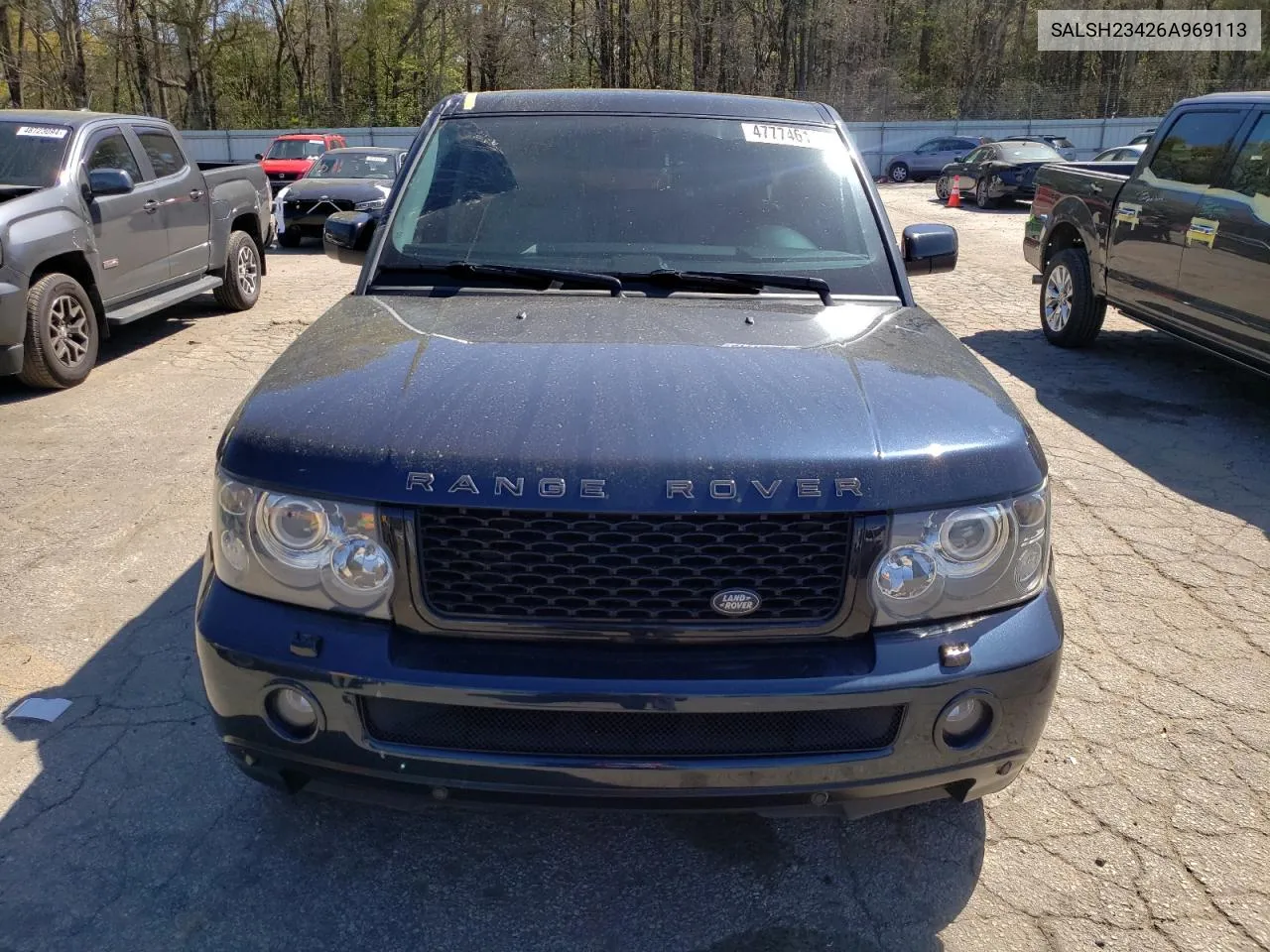 2006 Land Rover Range Rover Sport Supercharged VIN: SALSH23426A969113 Lot: 47774614