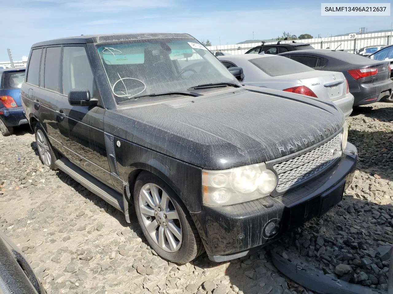 2006 Land Rover Range Rover Supercharged VIN: SALMF13496A212637 Lot: 48115444