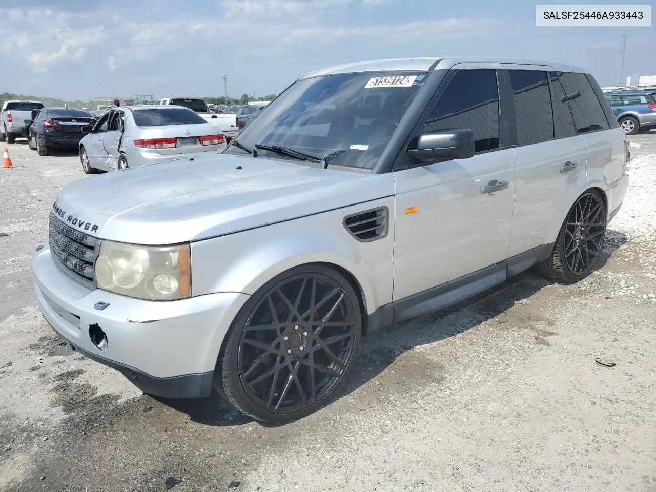 SALSF25446A933443 2006 Land Rover Range Rover Sport Hse