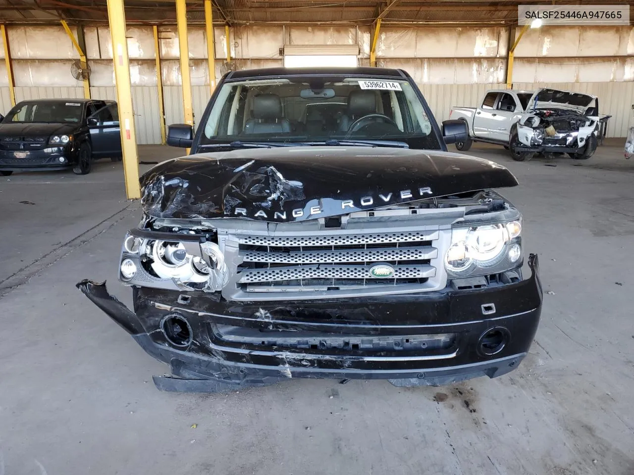 2006 Land Rover Range Rover Sport Hse VIN: SALSF25446A947665 Lot: 53962714