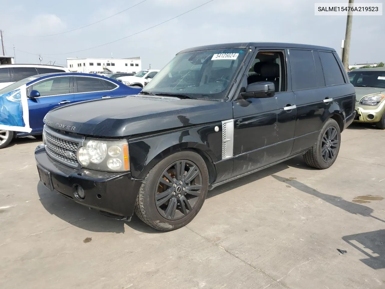 2006 Land Rover Range Rover Hse VIN: SALME15476A219523 Lot: 54125024