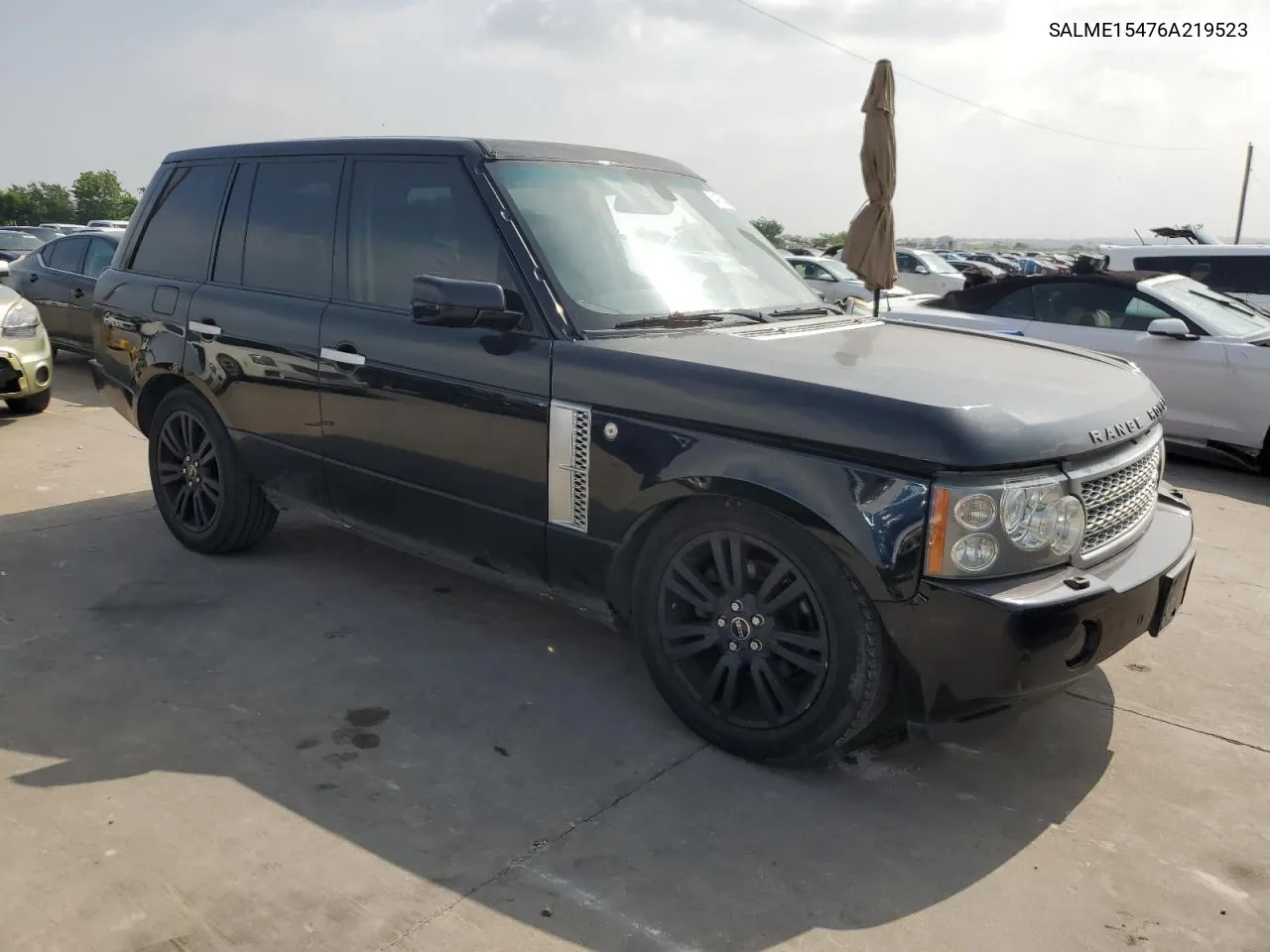 2006 Land Rover Range Rover Hse VIN: SALME15476A219523 Lot: 54125024