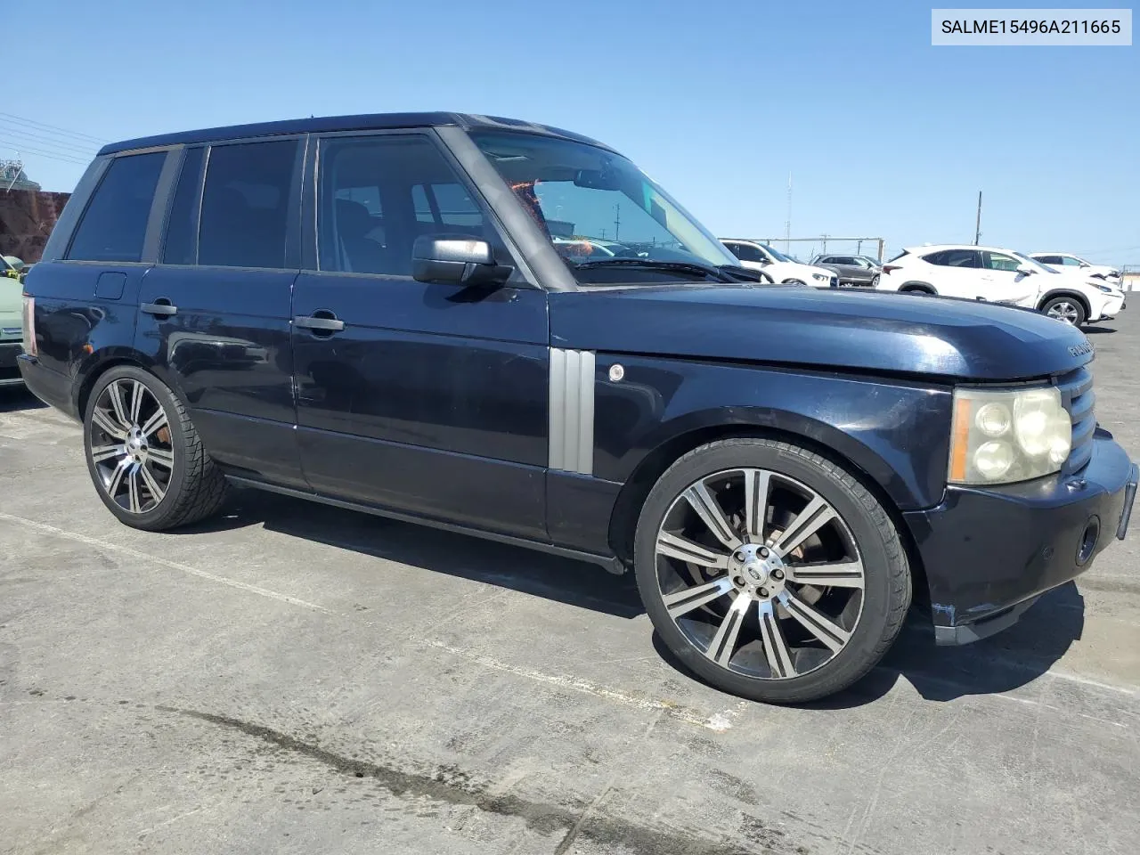 2006 Land Rover Range Rover Hse VIN: SALME15496A211665 Lot: 54158544